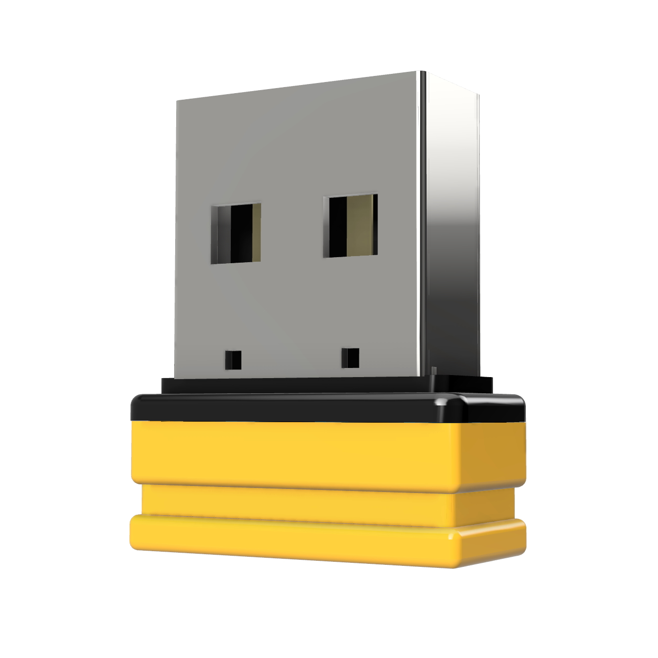 USB GERMANY ®ULTRA Mini P1 4 GB) USB-Stick (Gelb/Schwarz