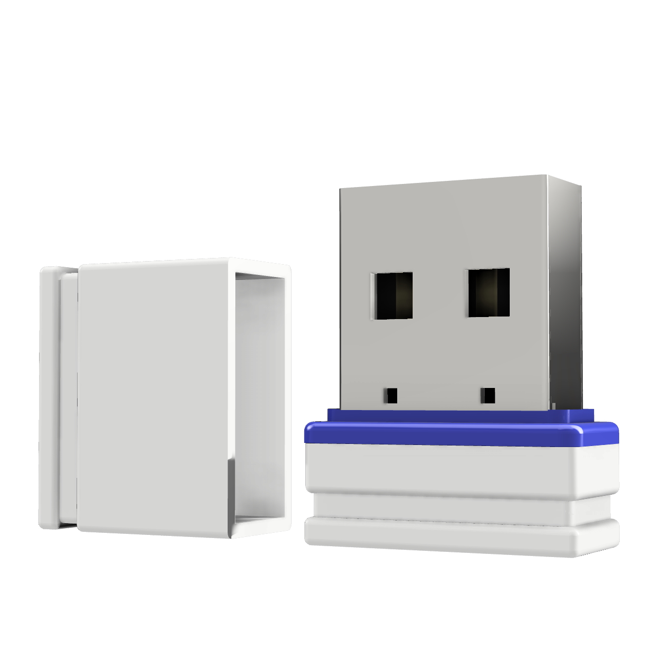 USB GERMANY ®ULTRA 1 Mini (Weiss/Blau, USB-Stick P1 GB)