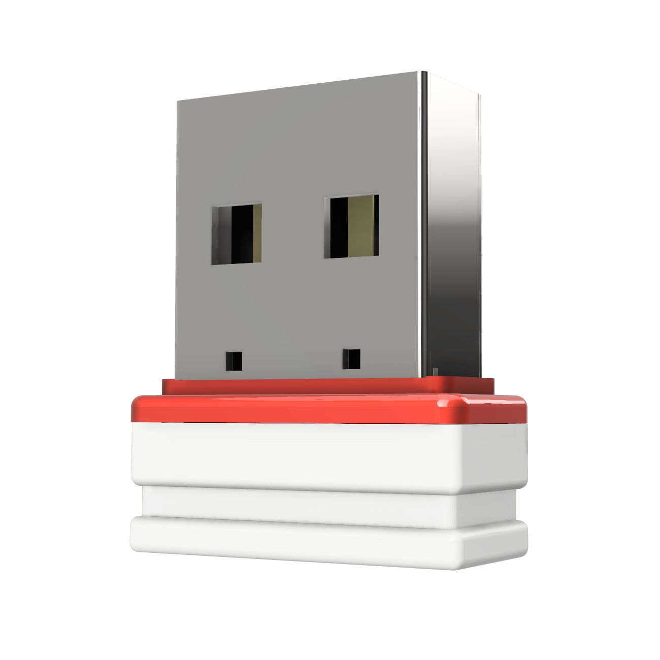 USB GERMANY ®ULTRA Mini P1 USB-Stick 16 GB) (Weiss/Rot