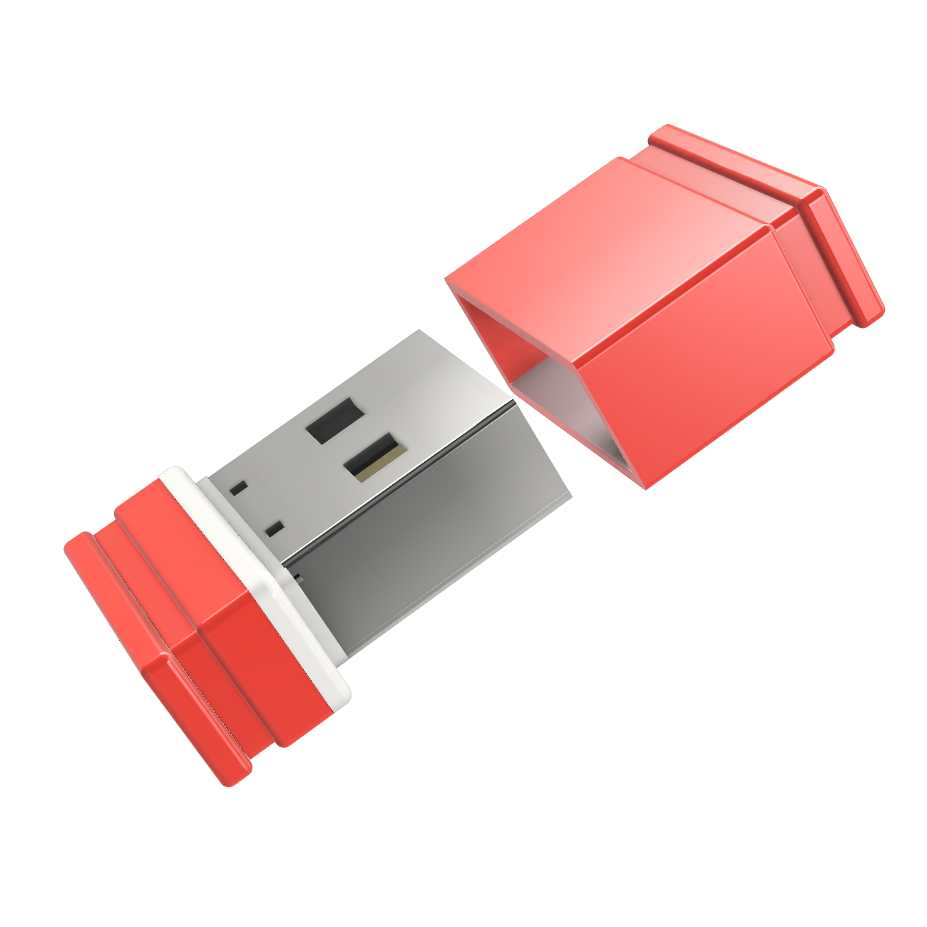 USB GERMANY 1 Mini (Rot/Weiss, USB-Stick ®ULTRA P1 GB)