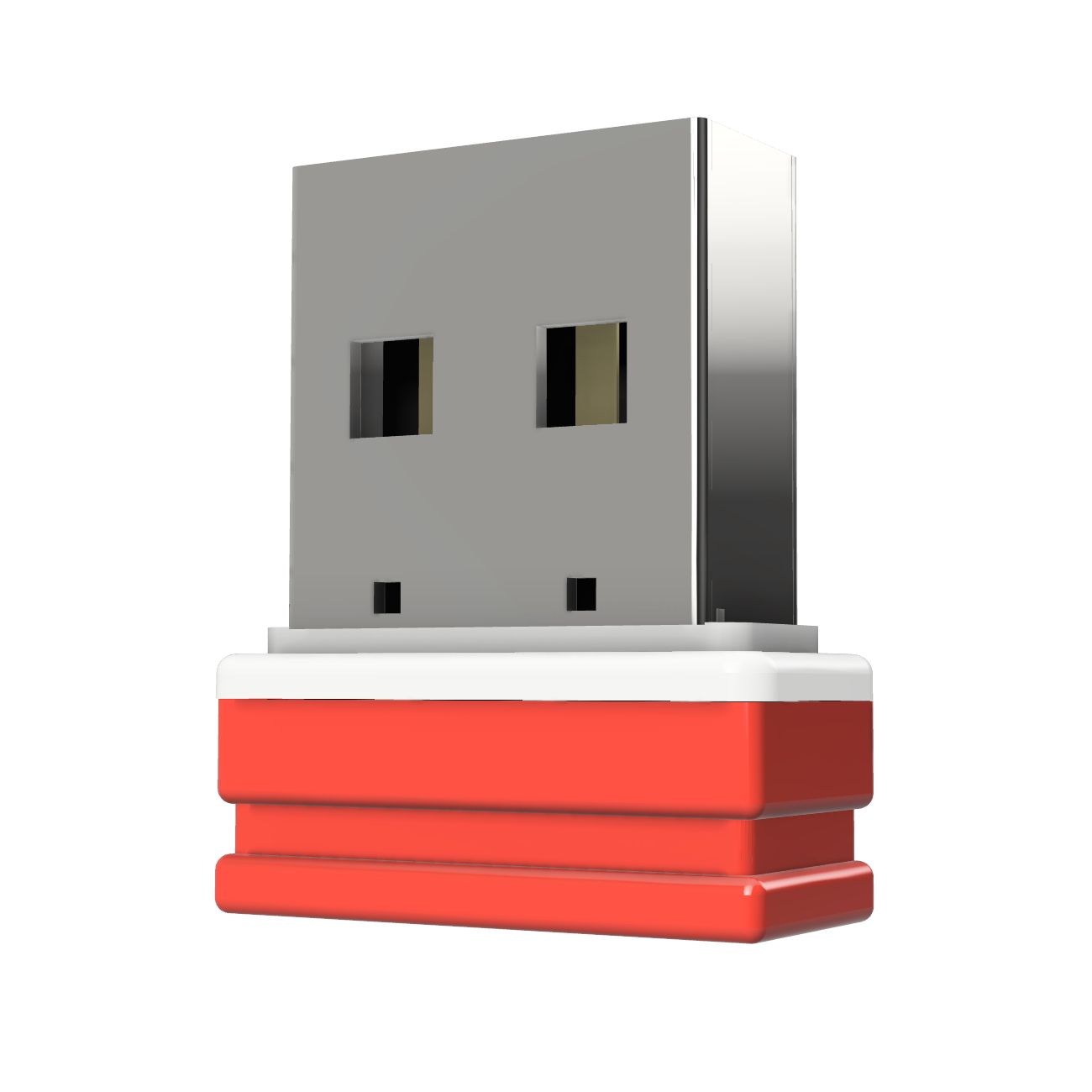 USB GERMANY ®ULTRA Mini P1 4 GB) USB-Stick (Rot/Weiss