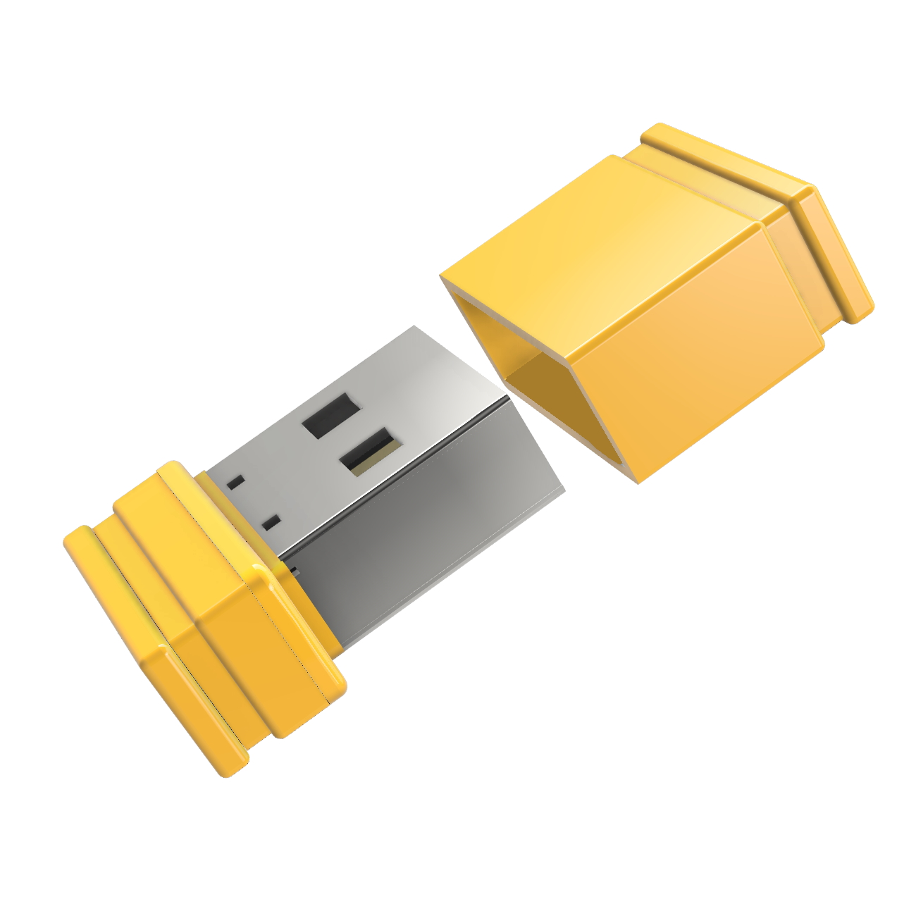 USB GERMANY ®ULTRA GB) Mini P1 (Gelb, USB-Stick 1