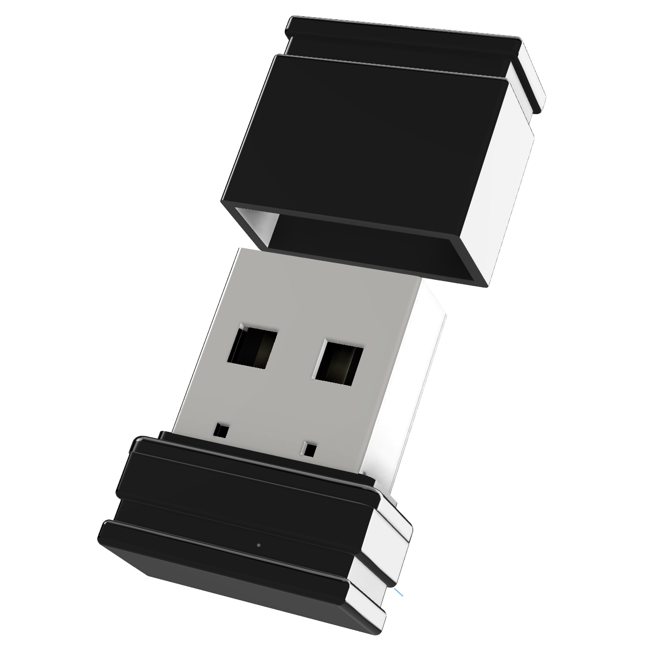 USB-Stick ®ULTRA USB GERMANY Mini P1 GB) (Schwarz, 64