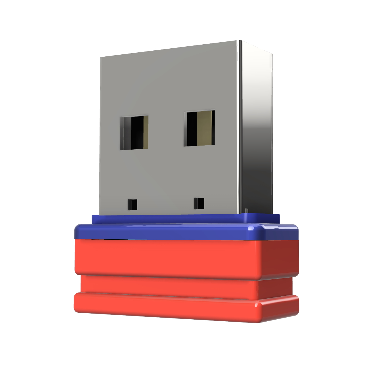 USB GERMANY ®ULTRA Mini GB) 8 (Rot/Blau, P1 USB-Stick