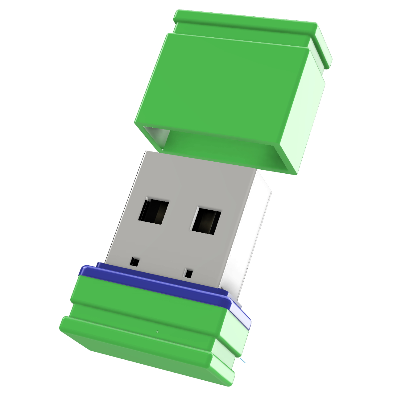 GB) 32 Mini USB-Stick ®ULTRA GERMANY USB (Grün/Blau, P1