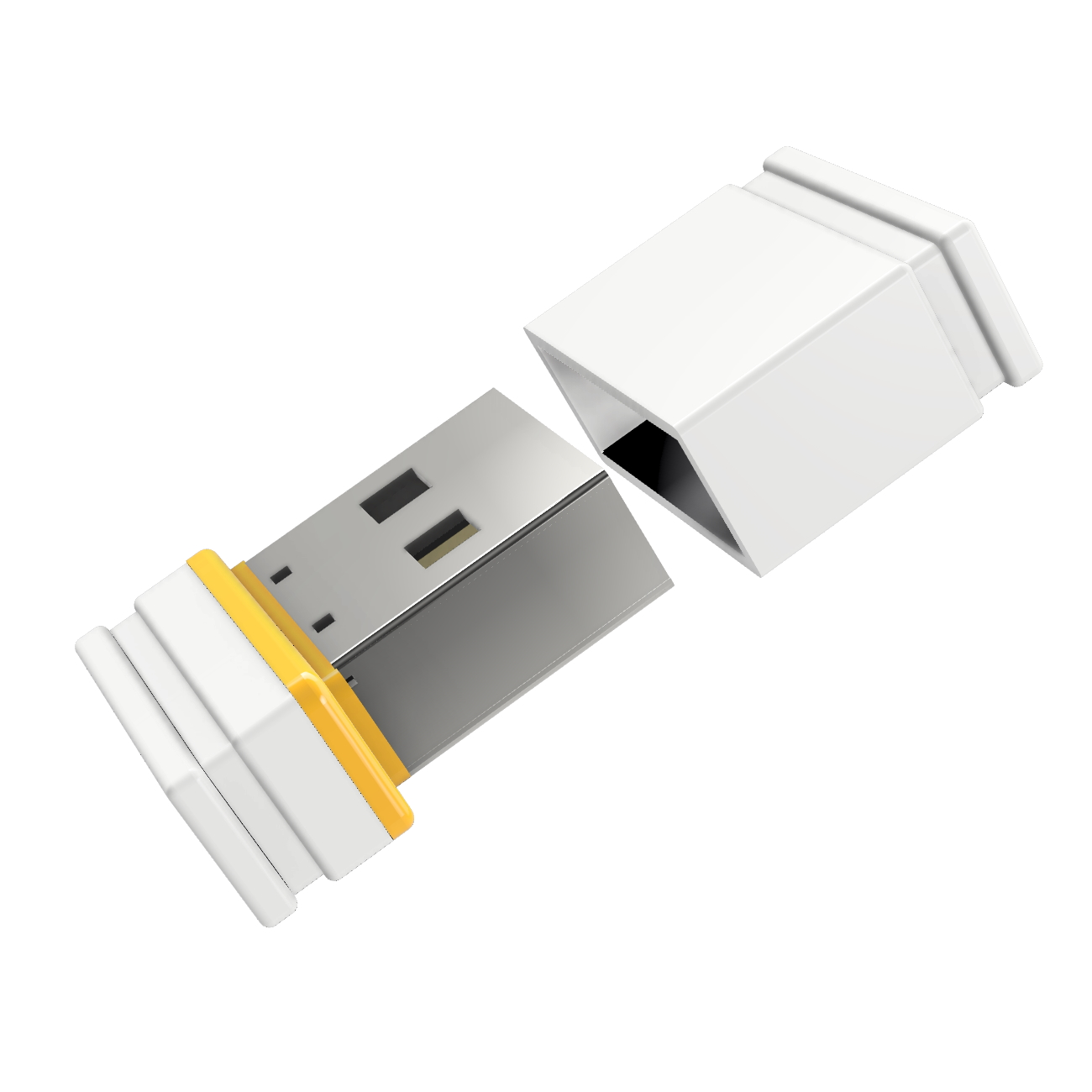 USB GERMANY ®ULTRA Mini P1 GB) USB-Stick 32 (Weiss/Gelb