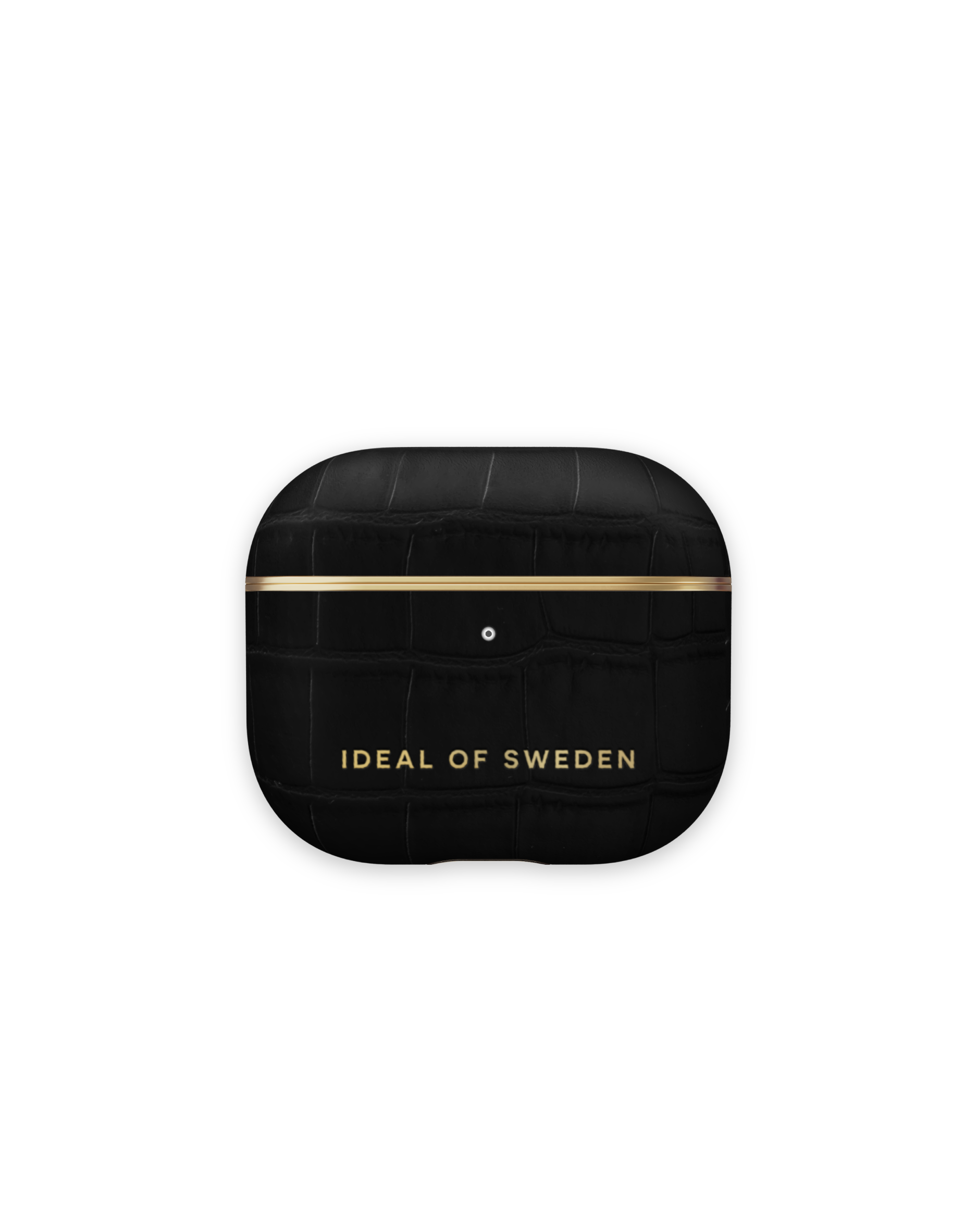 IDEAL OF SWEDEN IDFAPC-G4-207 für: Croco passend CaseKopfhörer-Schutzhülle Black AirPod Apple
