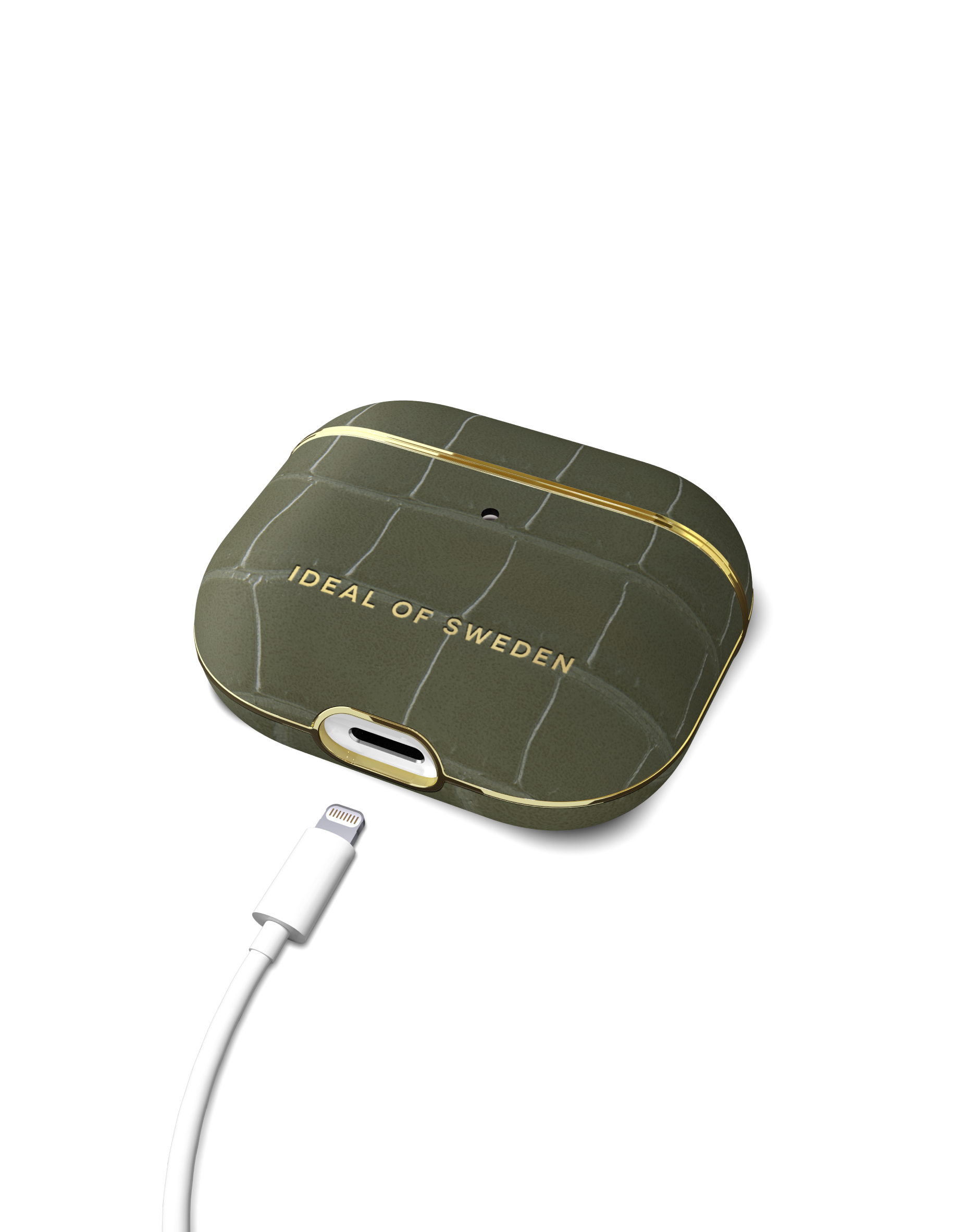 Apple IDEAL OF CaseKopfhörer-Schutzhülle SWEDEN Khaki passend IDAPCAW21-G4-327 AirPod Croco für: