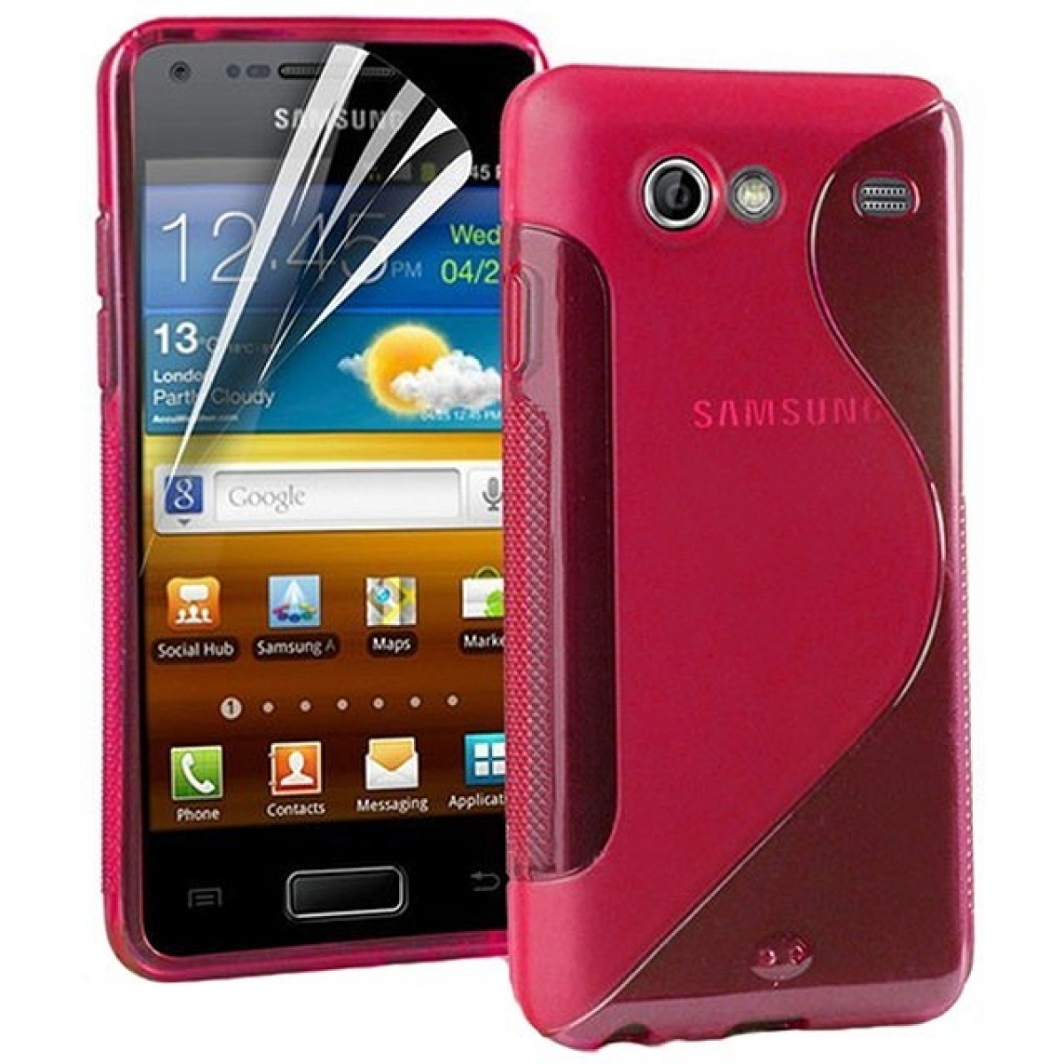 Galaxy Multicolor CASEONLINE Backcover, Pink, Samsung, S - S-Line Advance,