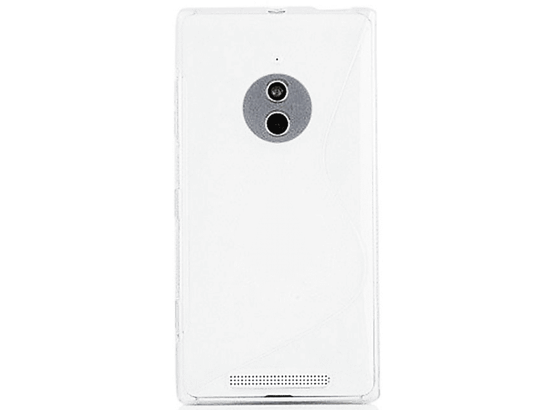 CASEONLINE S-Line Lumia Multicolor Backcover, - 830, Weiß, Nokia