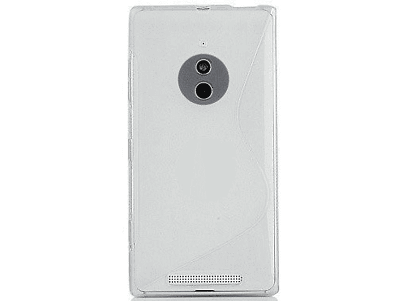 830, Transparent, Lumia Nokia, CASEONLINE S-Line Backcover, - Multicolor