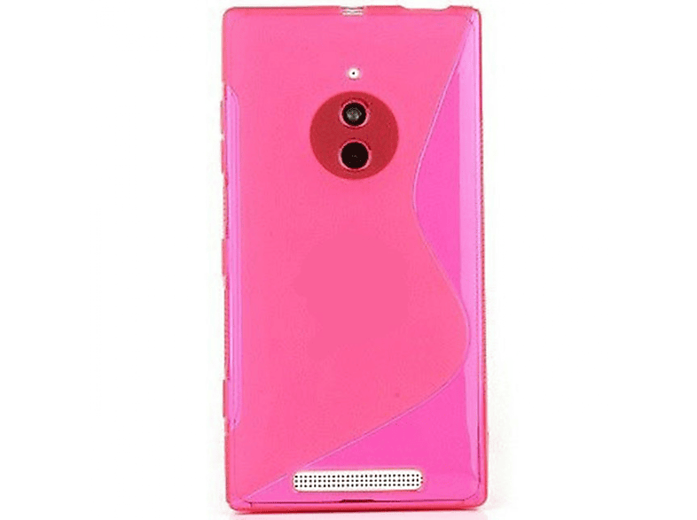 CASEONLINE Lumia Backcover, 830, S-Line - Pink, Nokia, Multicolor