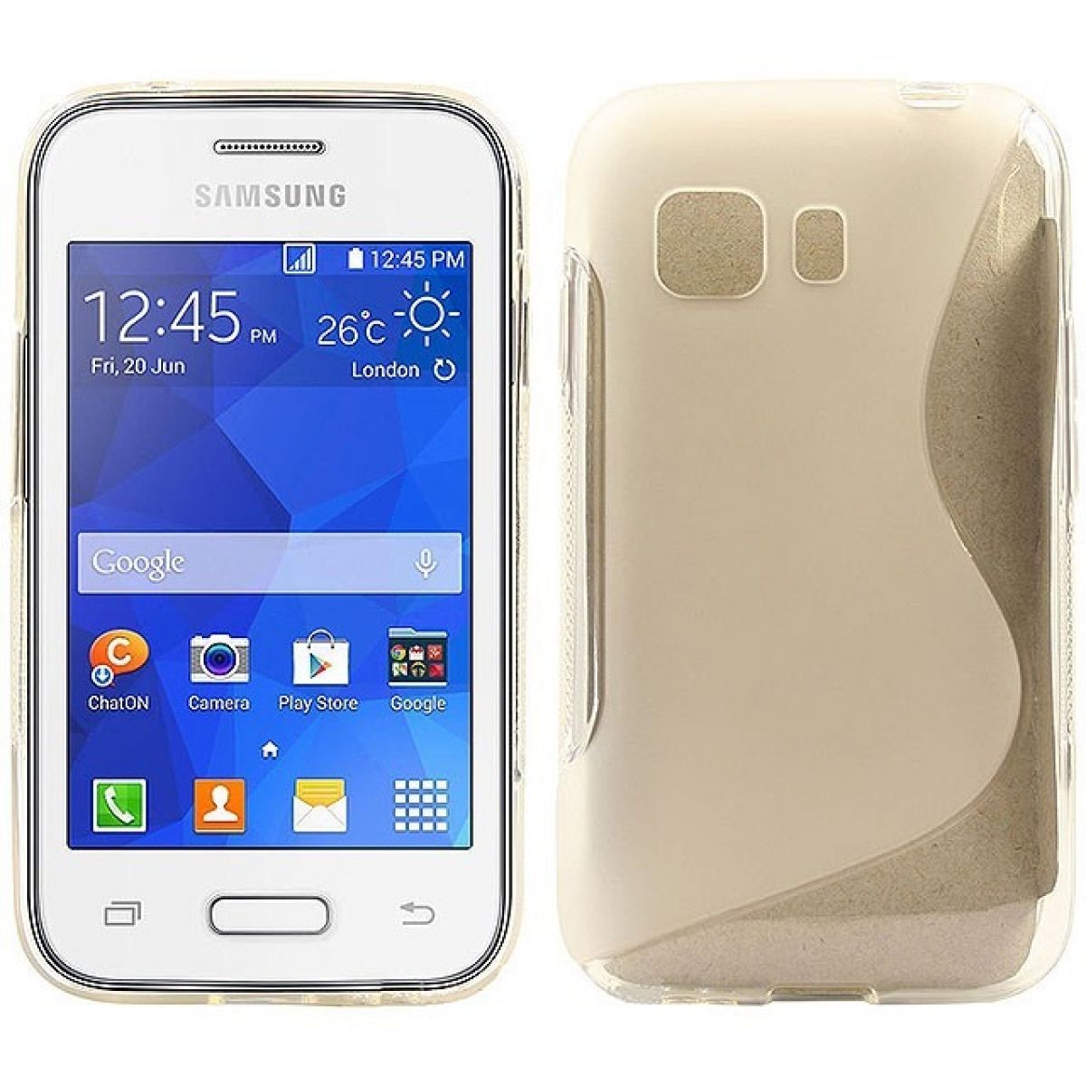 2, S-Line Galaxy Backcover, Samsung, CASEONLINE - Transparent, Young Multicolor
