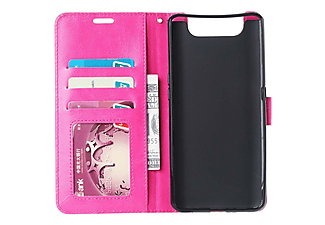 CASEONLINE Klappbare - Pink, Bookcover, Samsung, Galaxy A80, Multicolor