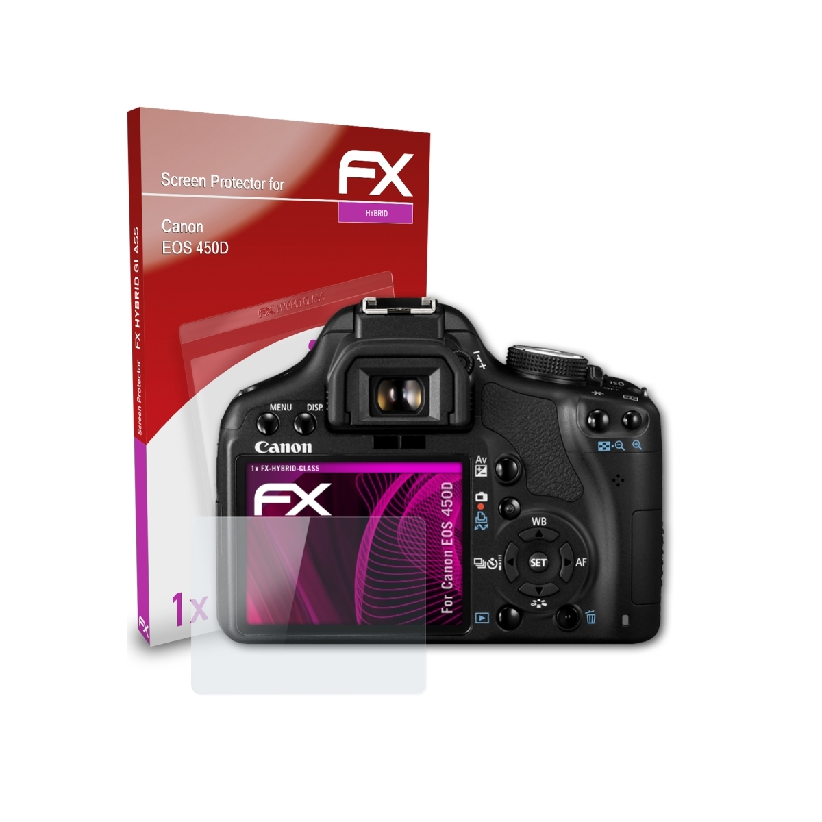 EOS Canon FX-Hybrid-Glass Schutzglas(für 450D) ATFOLIX