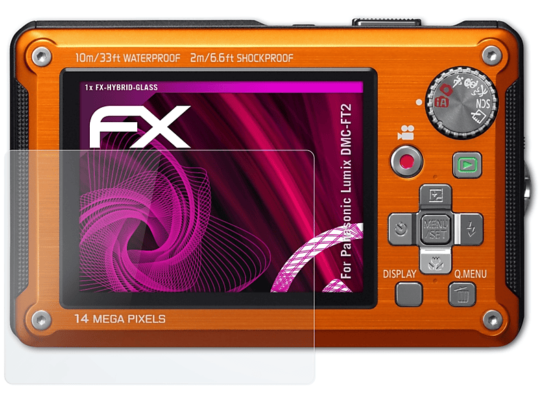 FX-Hybrid-Glass Schutzglas(für DMC-FT2) Lumix Panasonic ATFOLIX