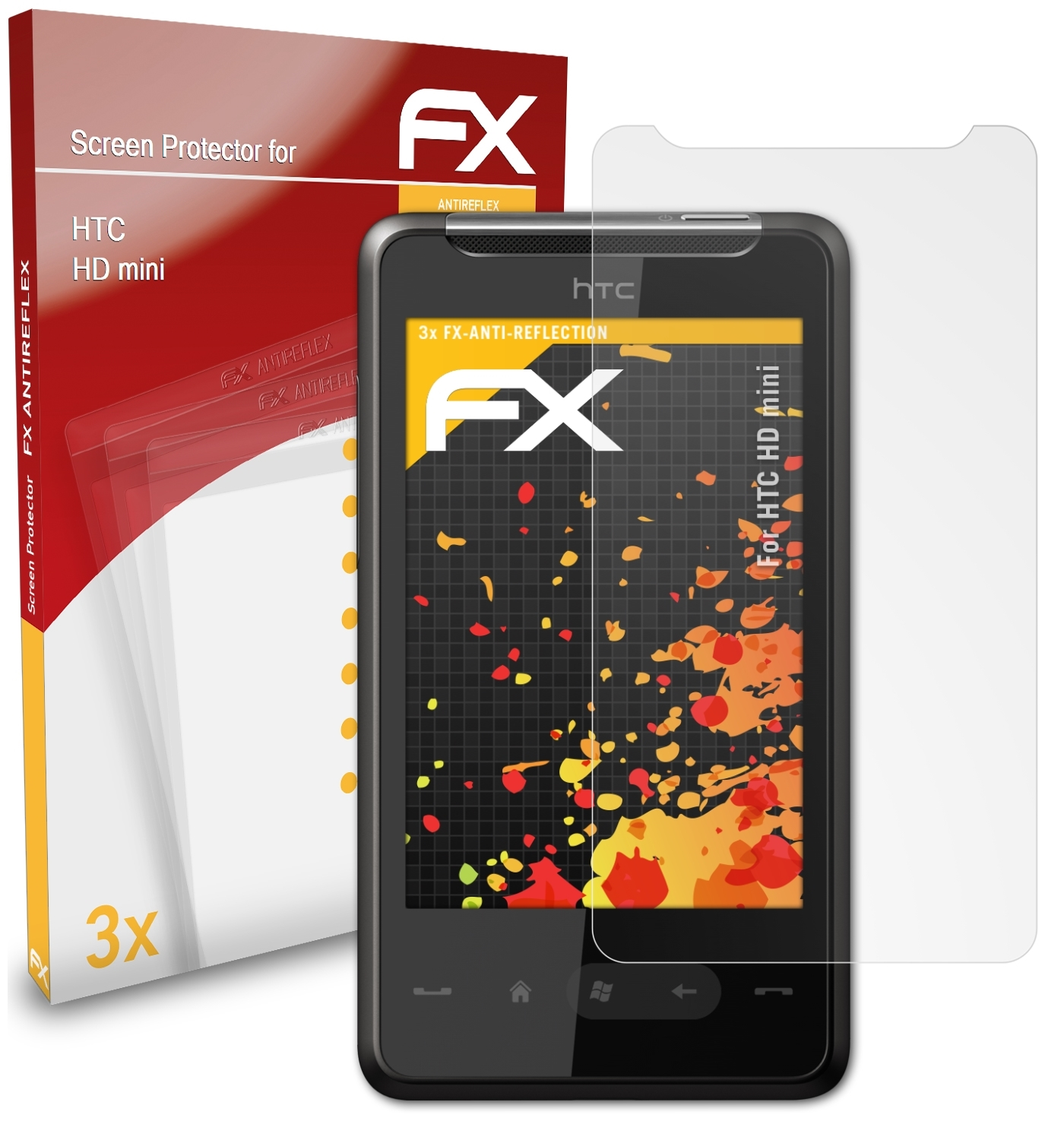 Displayschutz(für HD FX-Antireflex HTC 3x mini) ATFOLIX