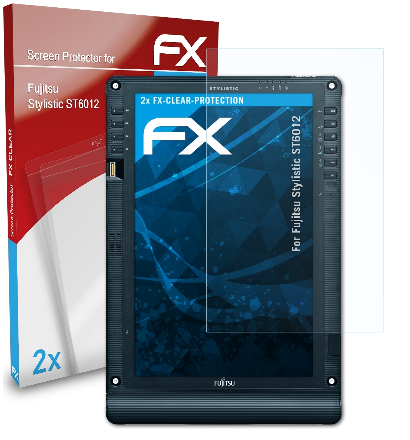 ST6012) Stylistic FX-Clear Displayschutz(für ATFOLIX 2x Fujitsu