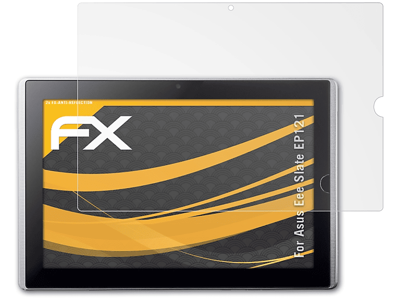 ATFOLIX 2x FX-Antireflex Displayschutz(für Asus Eee Slate EP121)