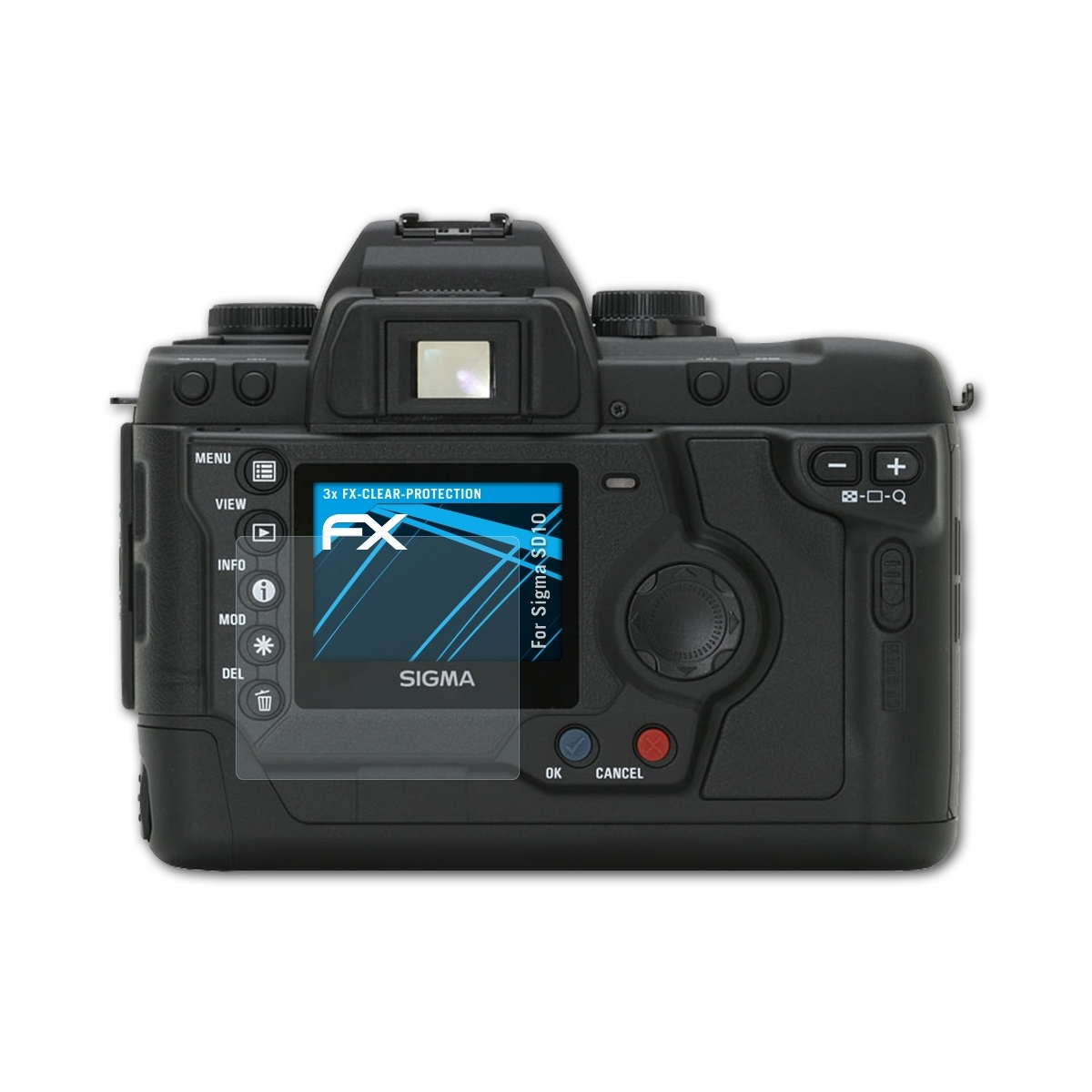 ATFOLIX 3x FX-Clear Displayschutz(für Sigma SD10)