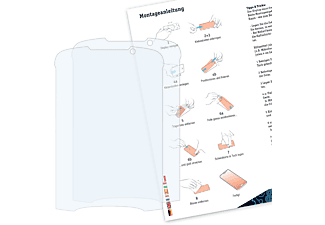 BRUNI 2x Basics-Clear Schutzfolie(für Motorola ES400)