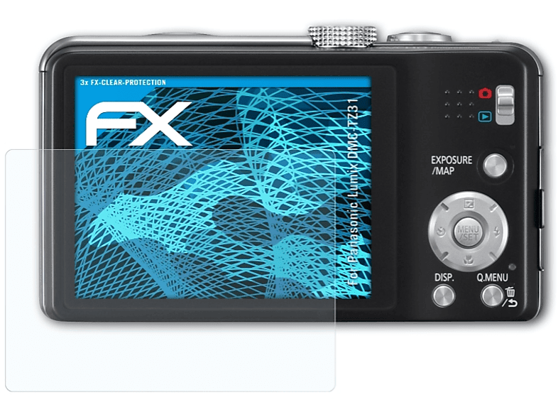 ATFOLIX 3x FX-Clear Displayschutz(für Panasonic Lumix DMC-TZ31)