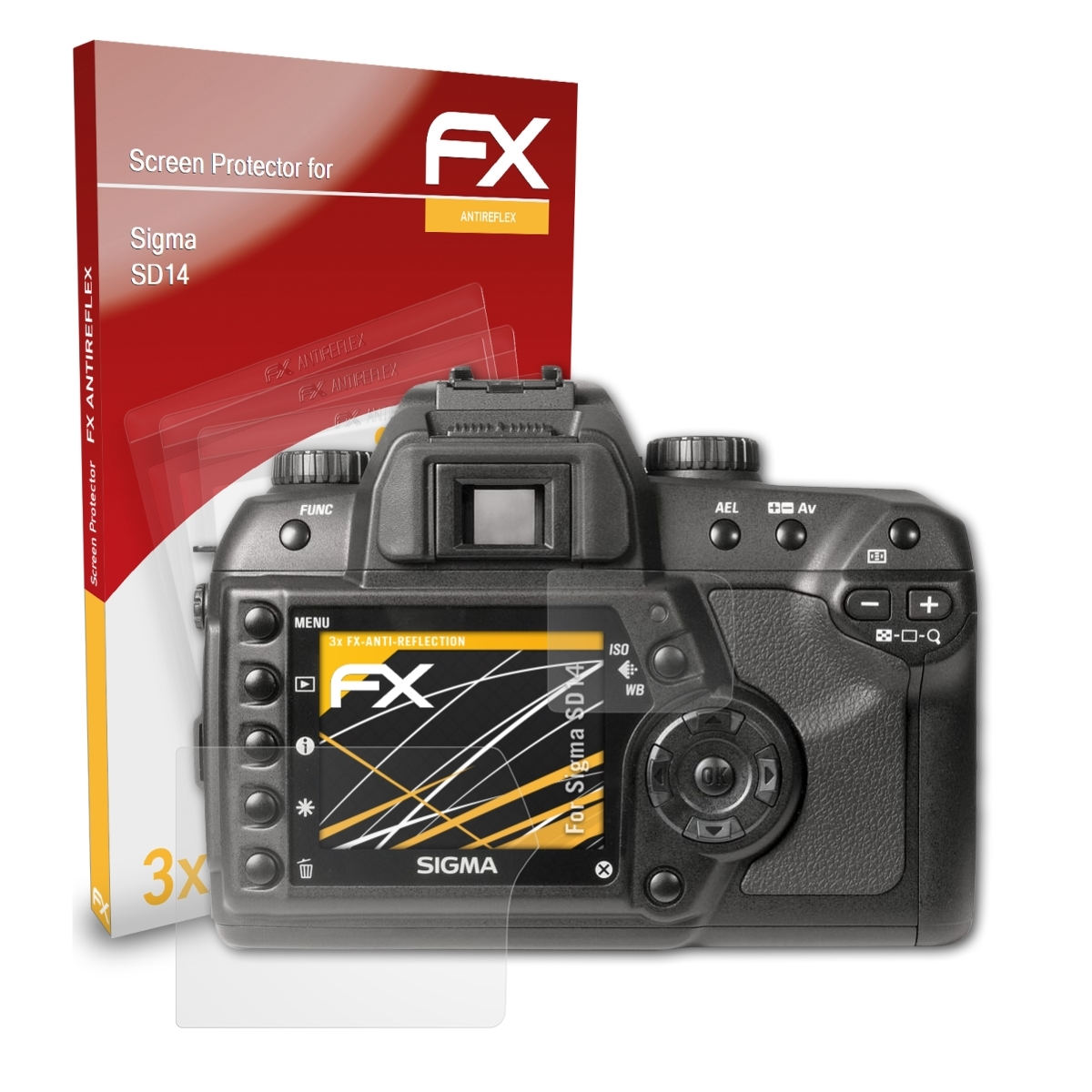 FX-Antireflex ATFOLIX 3x Displayschutz(für SD14) Sigma