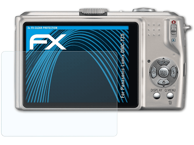 ATFOLIX 3x FX-Clear Displayschutz(für Lumix DMC-TZ5) Panasonic