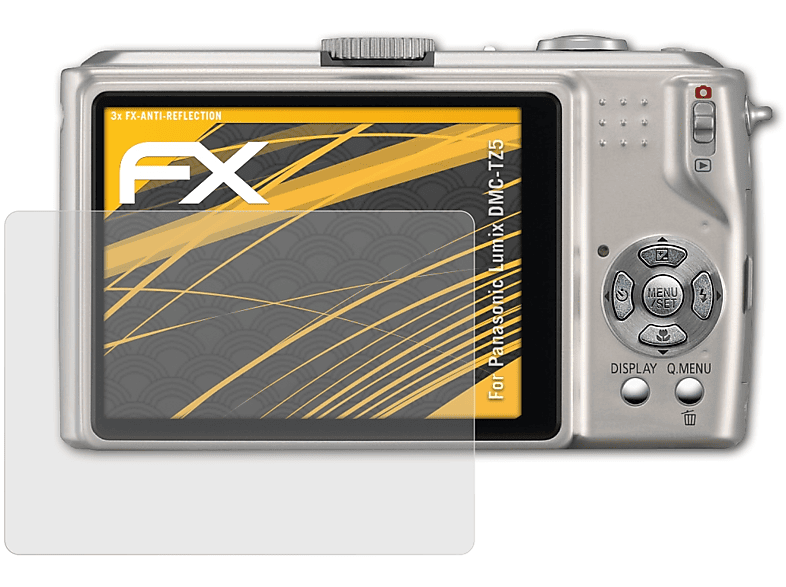 ATFOLIX 3x FX-Antireflex Displayschutz(für Panasonic Lumix DMC-TZ5)