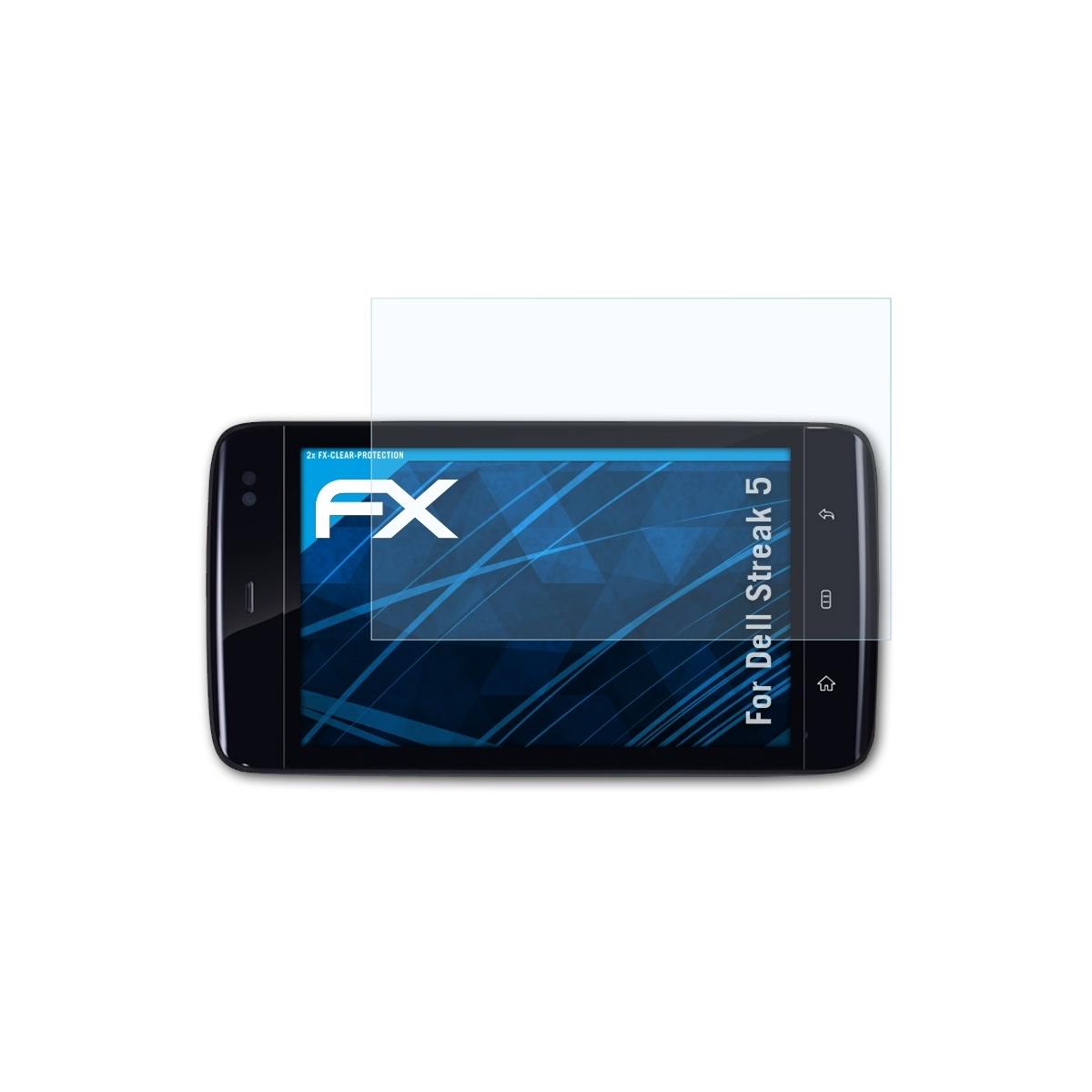 Displayschutz(für Streak ATFOLIX 5) FX-Clear Dell 2x