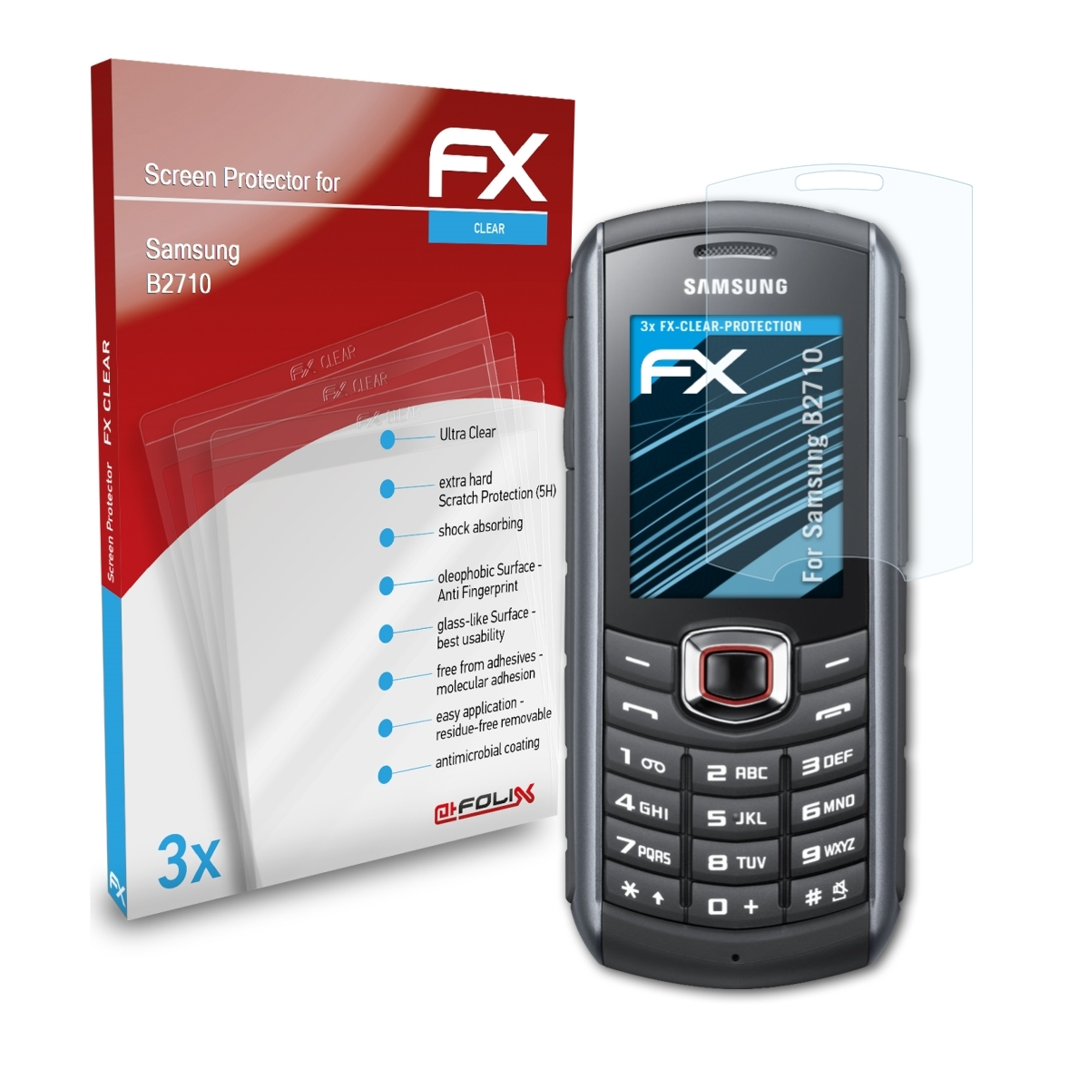 Samsung ATFOLIX B2710) FX-Clear 3x Displayschutz(für