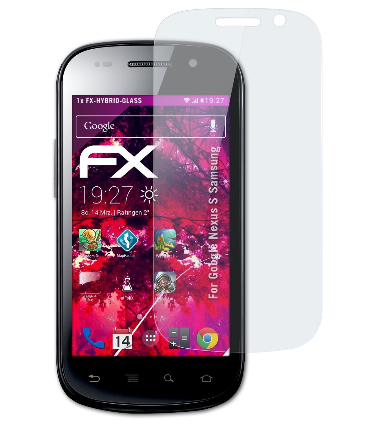 S FX-Hybrid-Glass Google Schutzglas(für Nexus (Samsung)) ATFOLIX