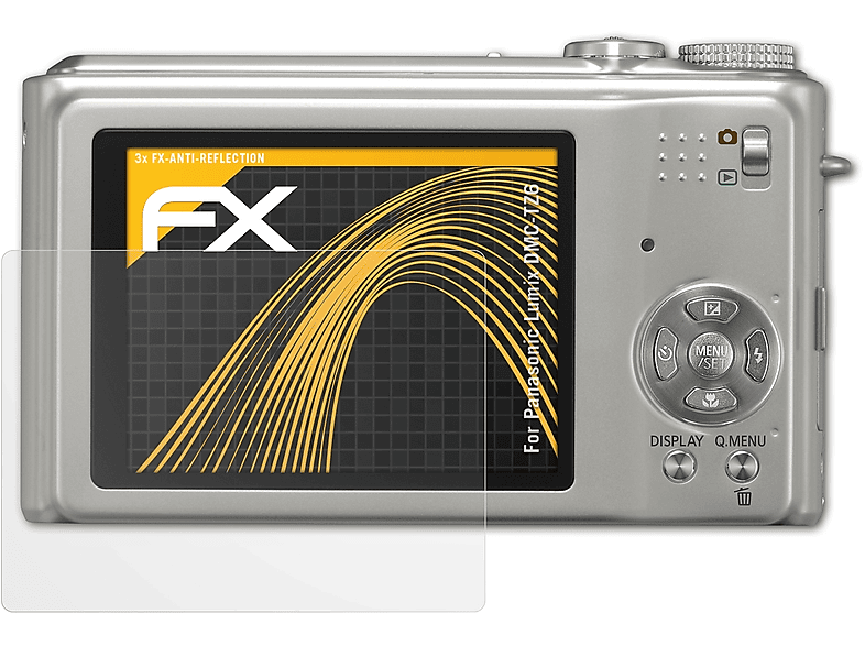 ATFOLIX 3x FX-Antireflex Displayschutz(für Panasonic Lumix DMC-TZ6)