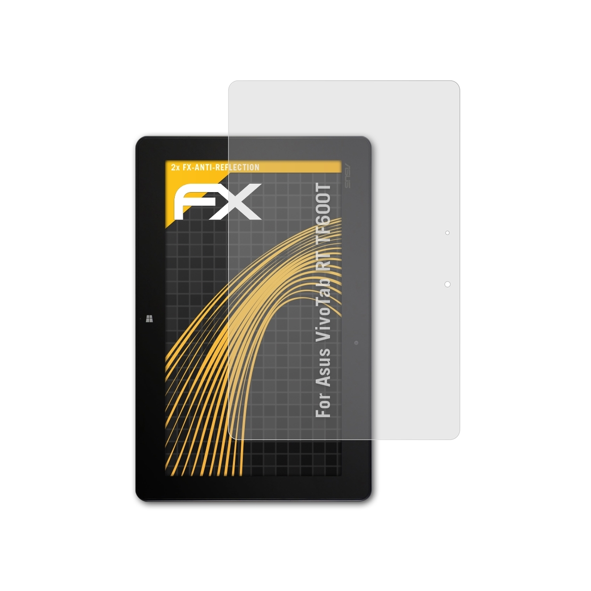 ATFOLIX 2x FX-Antireflex VivoTab TF600T) Displayschutz(für RT Asus