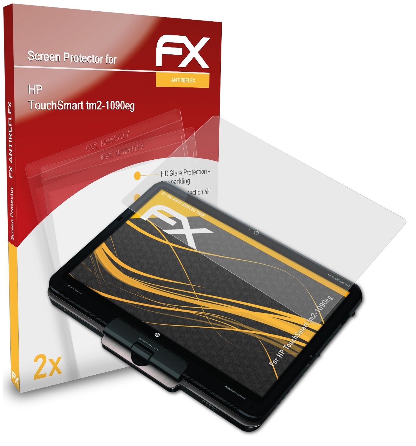 Displayschutz(für ATFOLIX 2x TouchSmart FX-Antireflex HP tm2-1090eg)