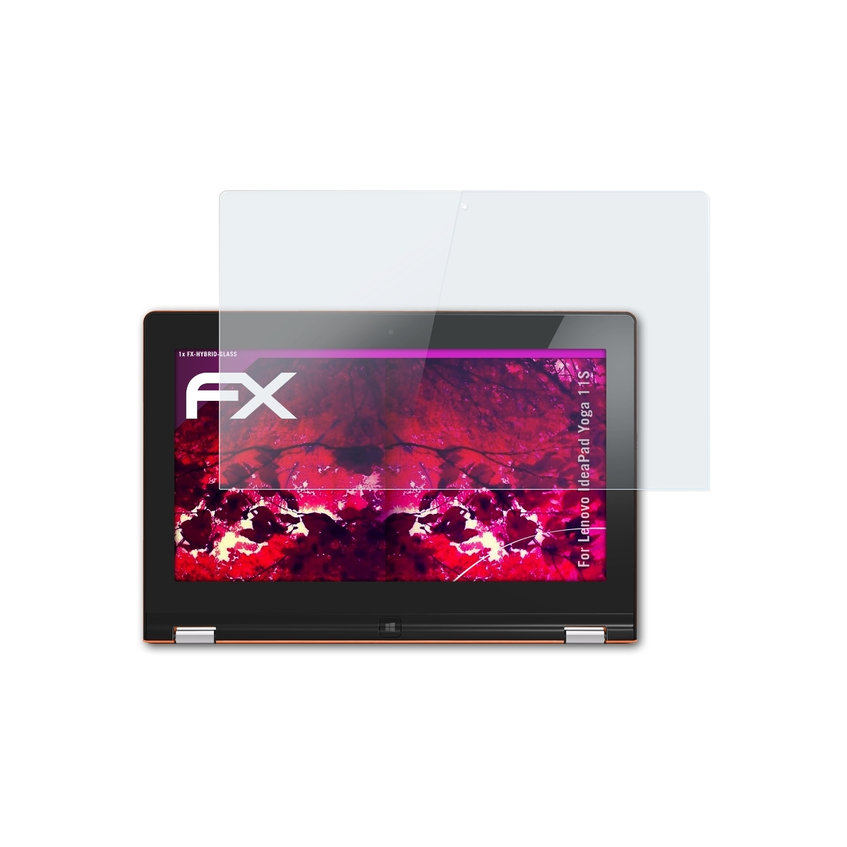 ATFOLIX IdeaPad Yoga FX-Hybrid-Glass Lenovo 11S) Schutzglas(für