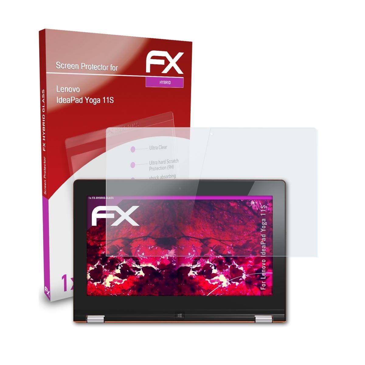 ATFOLIX FX-Hybrid-Glass Lenovo Yoga IdeaPad 11S) Schutzglas(für
