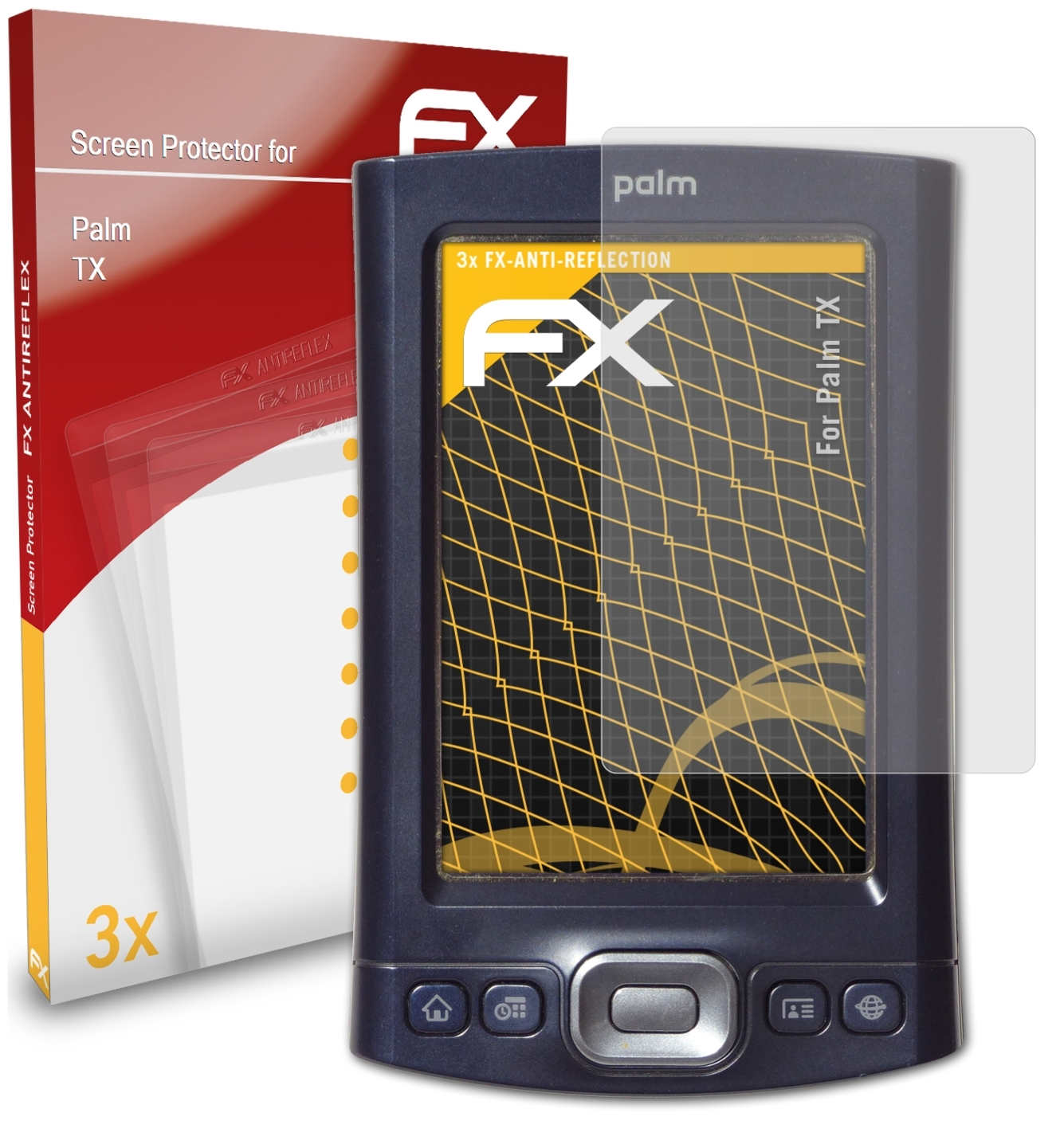 ATFOLIX 3x FX-Antireflex TX) Palm Displayschutz(für