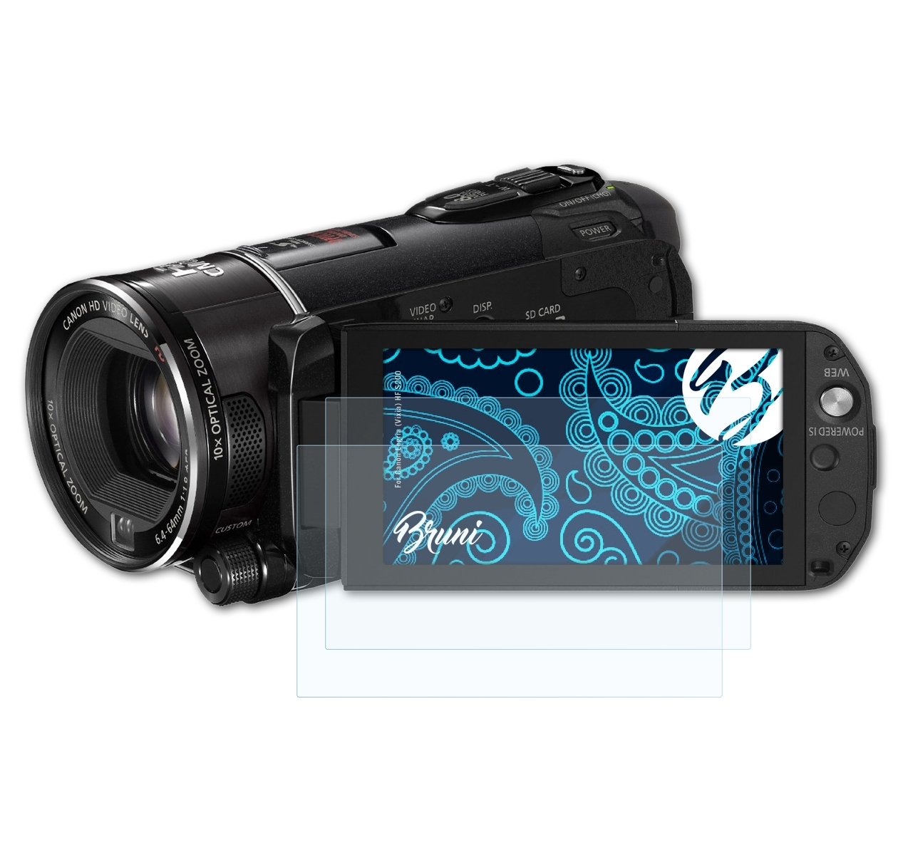 BRUNI 2x Basics-Clear Schutzfolie(für Canon S200) (Vixia) Legria HF