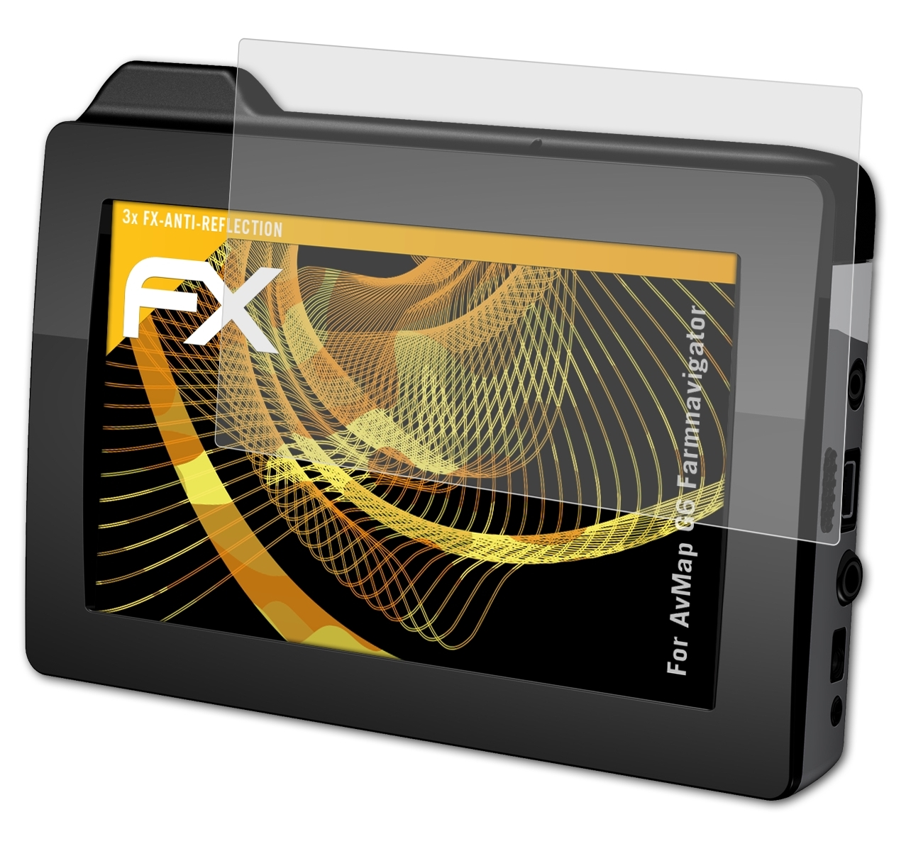AvMap G6 Farmnavigator) ATFOLIX Displayschutz(für FX-Antireflex 3x