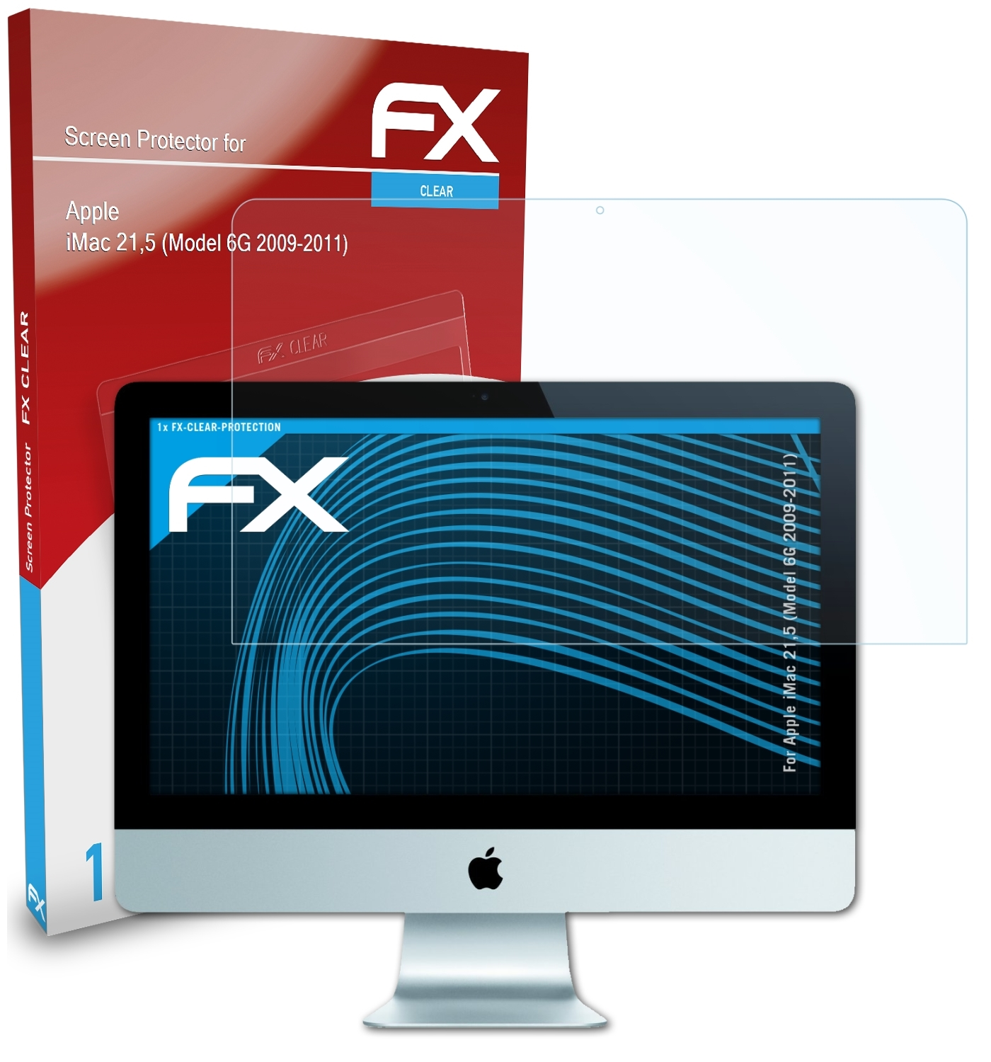 (Model Displayschutz(für FX-Clear 21,5 ATFOLIX Apple 6G 2009-2011)) iMac
