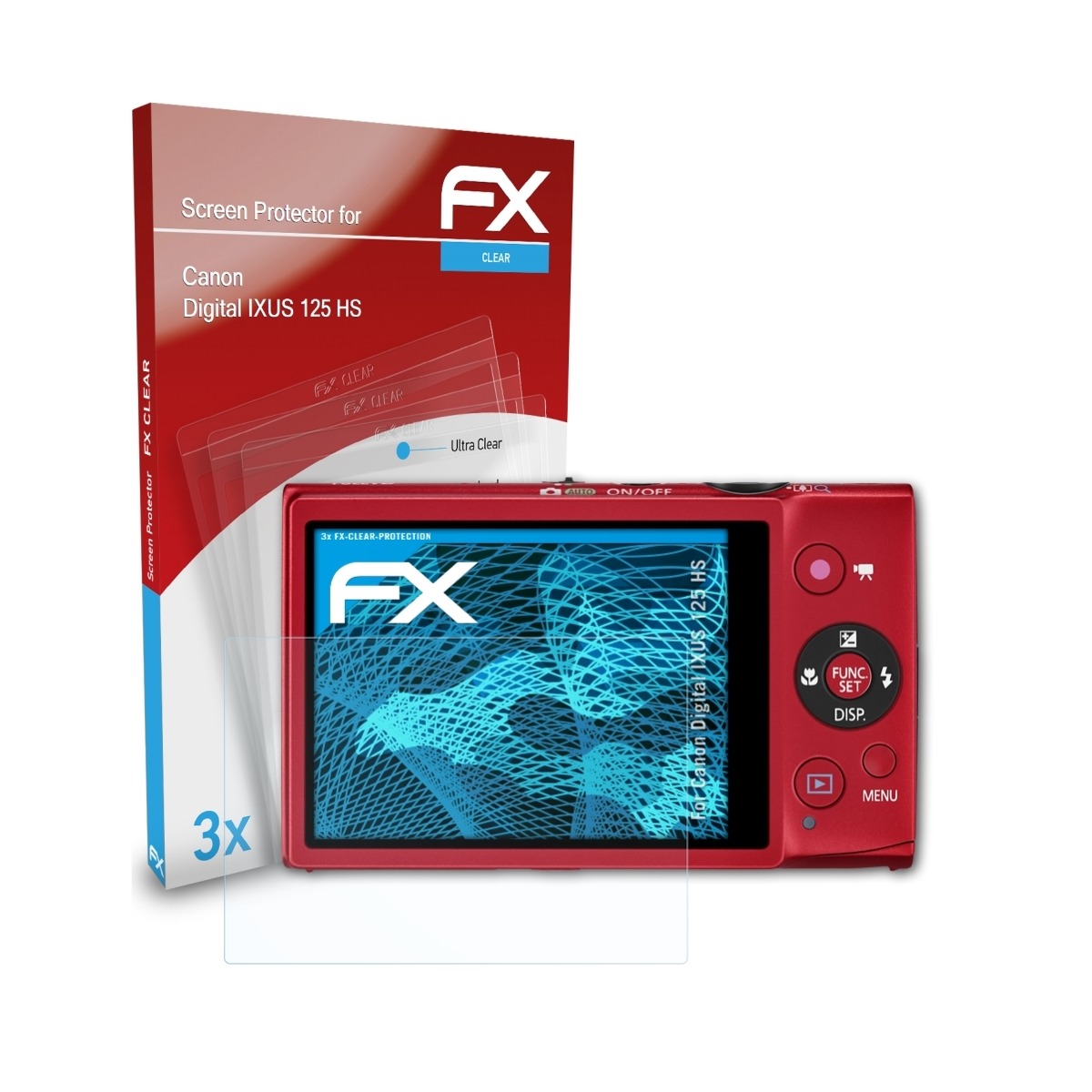FX-Clear Canon ATFOLIX Displayschutz(für Digital HS) 125 3x IXUS