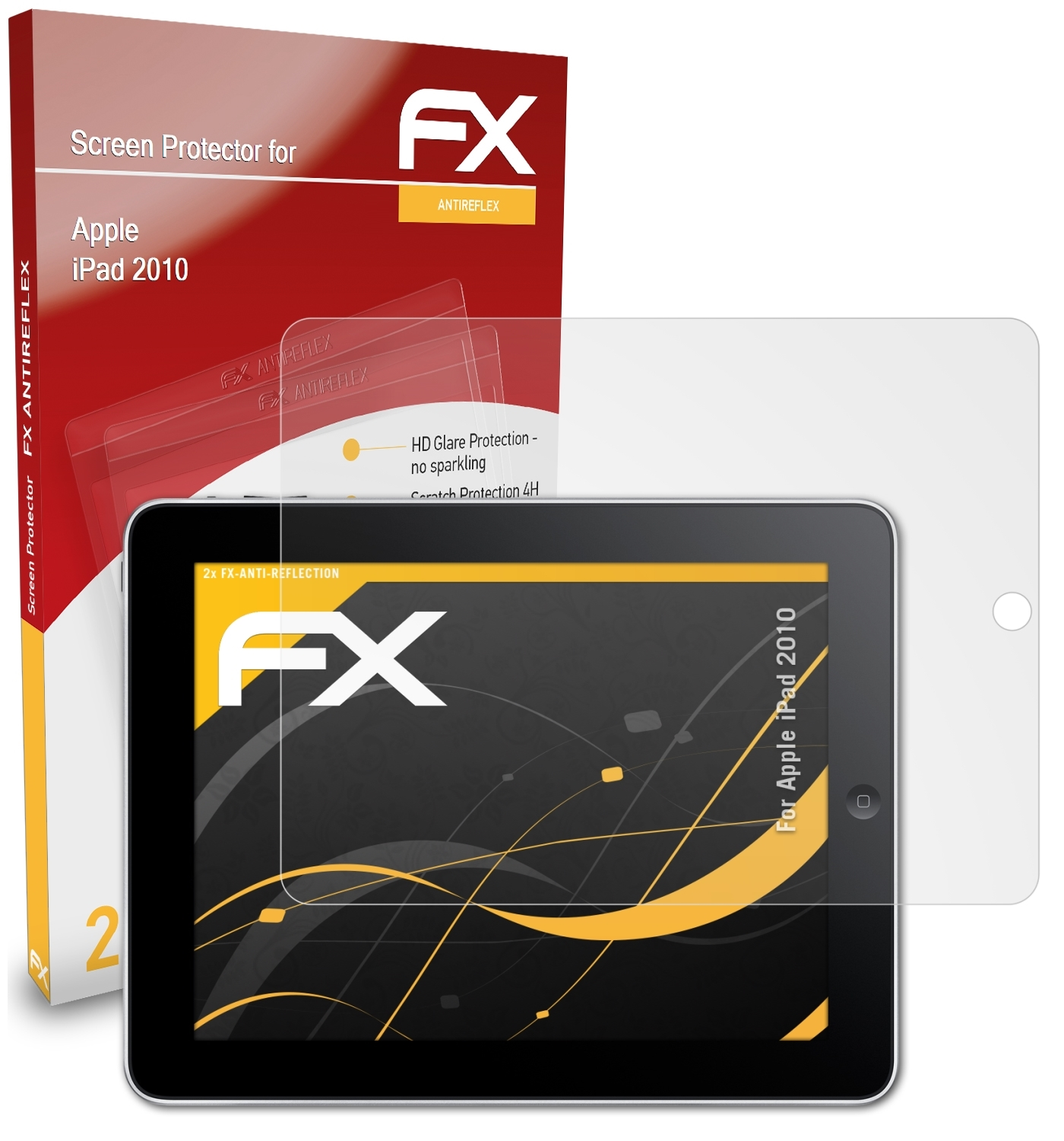 ATFOLIX 2x FX-Antireflex (2010)) Displayschutz(für Apple iPad