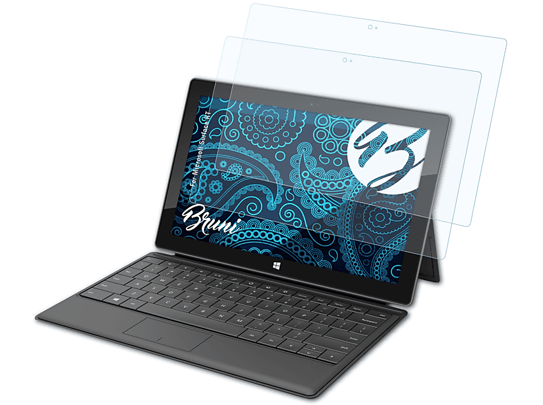 Surface 2x Basics-Clear Schutzfolie(für BRUNI Microsoft RT)