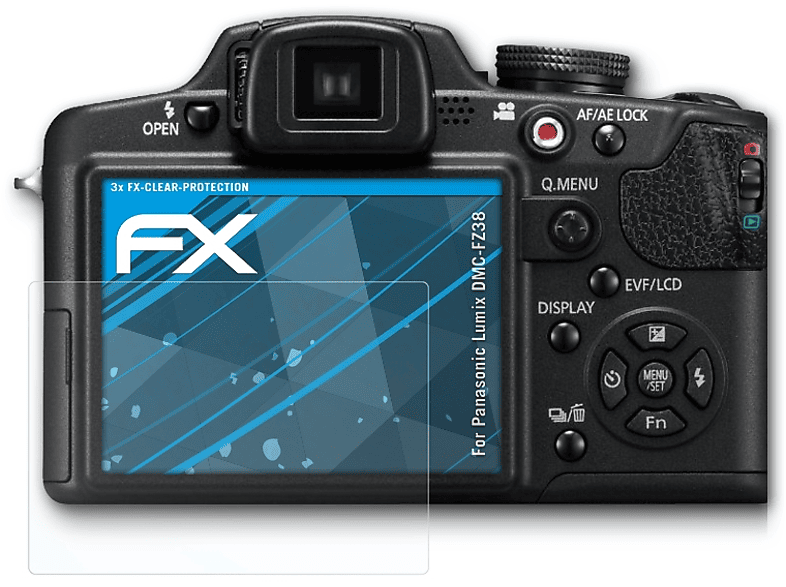 Displayschutz(für FX-Clear ATFOLIX 3x Panasonic DMC-FZ38) Lumix