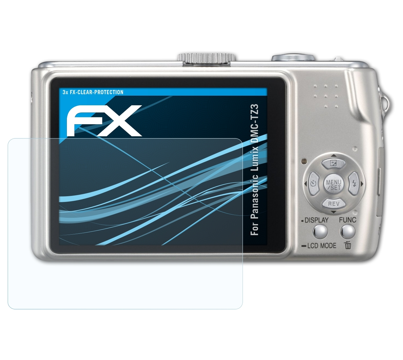 FX-Clear 3x Displayschutz(für Panasonic Lumix ATFOLIX DMC-TZ3)