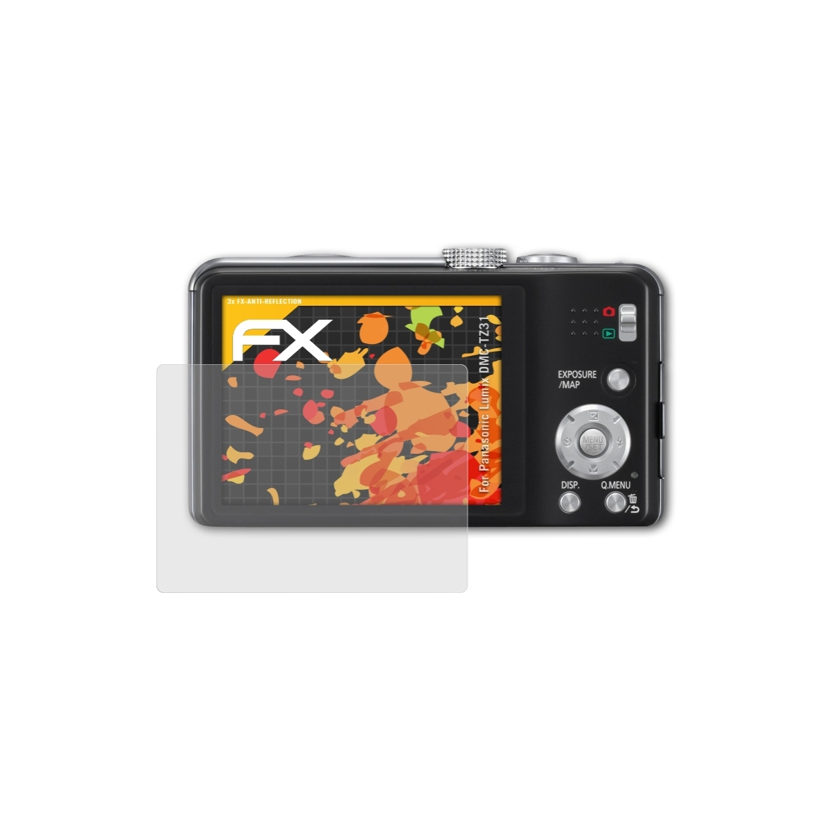 Displayschutz(für 3x DMC-TZ31) Panasonic ATFOLIX FX-Antireflex Lumix