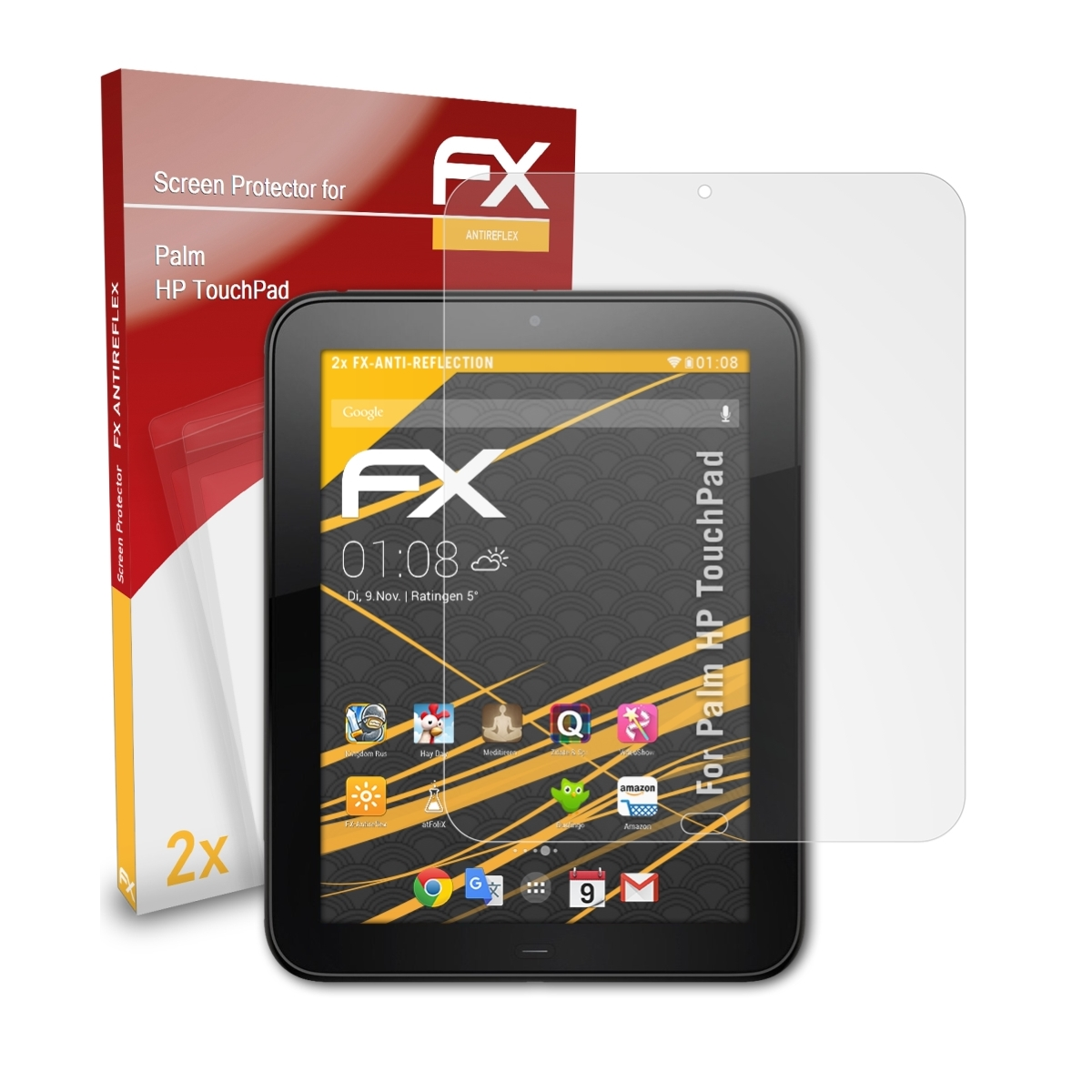 HP 2x Displayschutz(für FX-Antireflex Palm ATFOLIX TouchPad)
