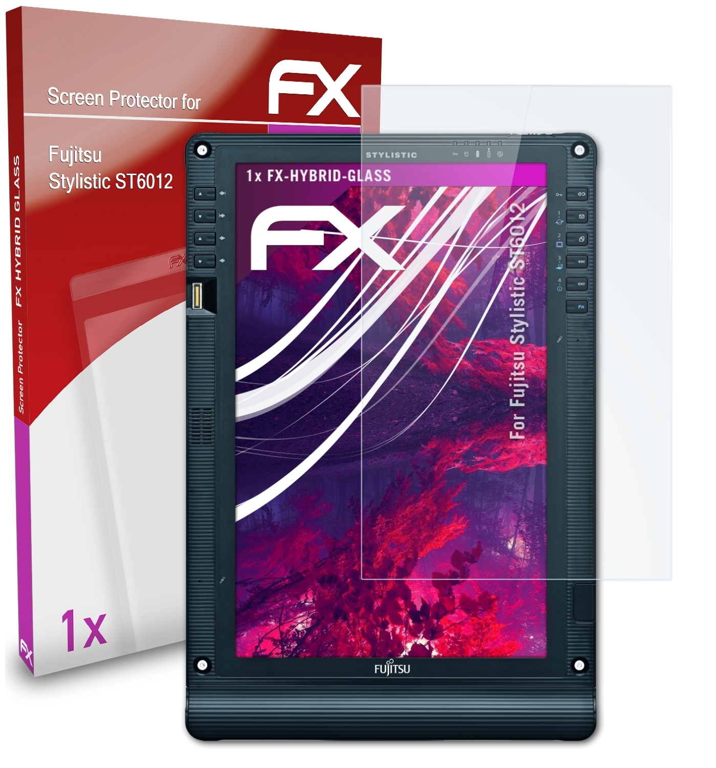 FX-Hybrid-Glass Stylistic ST6012) Fujitsu Schutzglas(für ATFOLIX