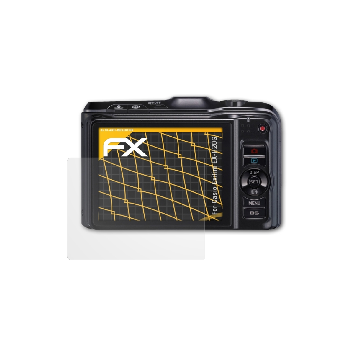 ATFOLIX 3x FX-Antireflex Displayschutz(für EX-H20G) Casio Exilim